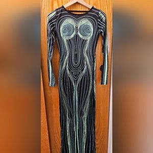 Sexy printed dress size S